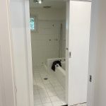 Warners Bay - Bathroom BEFORE removing second hallway & rearranging load bearing walls